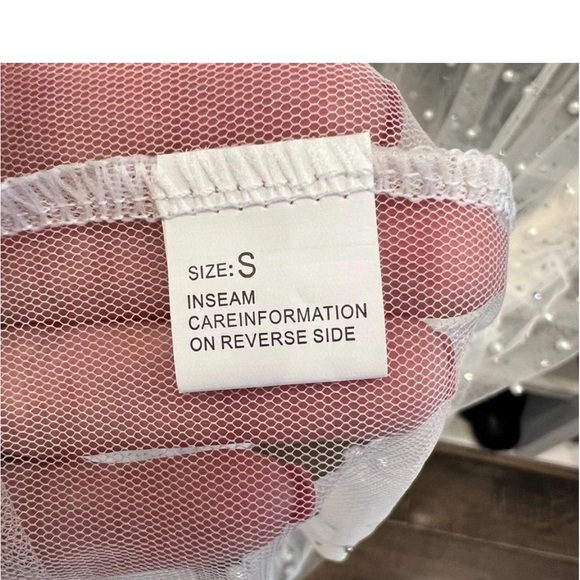 Usweetie Champagne Nights Mesh Dress in White/Ivory Size Small- Nwot/NEVER WORN - Picture 13 of 14